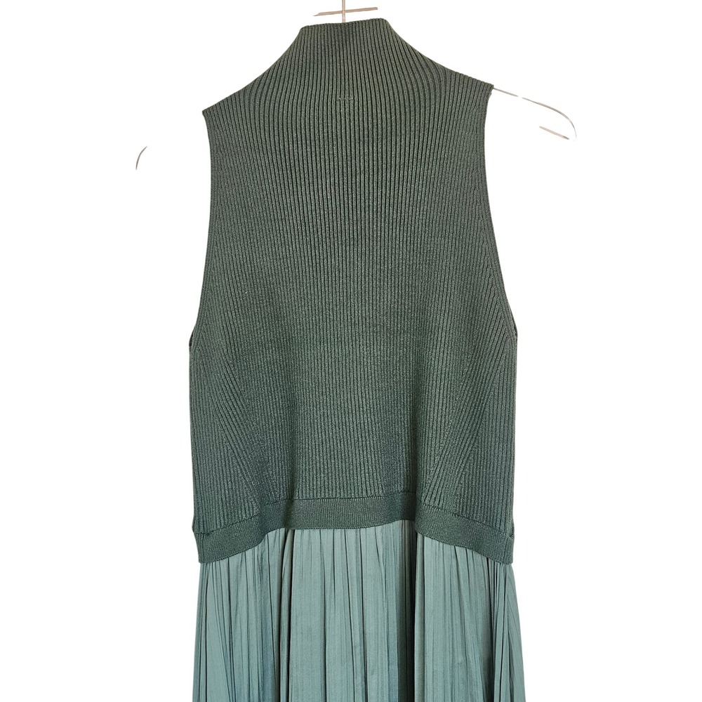 By Anthropologie - The Thea Mockable Sleeveless Midi Jumper Dress - Size Large L - Picture 12 of 13